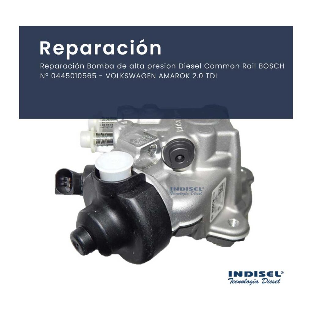 reparación bomba de alta presión diesel common rail Bosch N 0445010565 volkswagen amarok 2.0