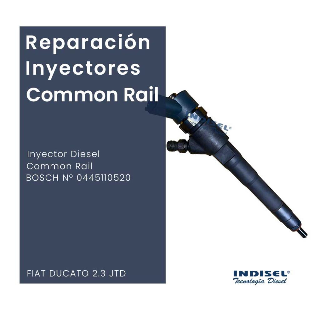 Reparacione Inyectores Diesel Common Rail BOSCH Nº 0445110520 FIAT DUCATO 2.3 JTD