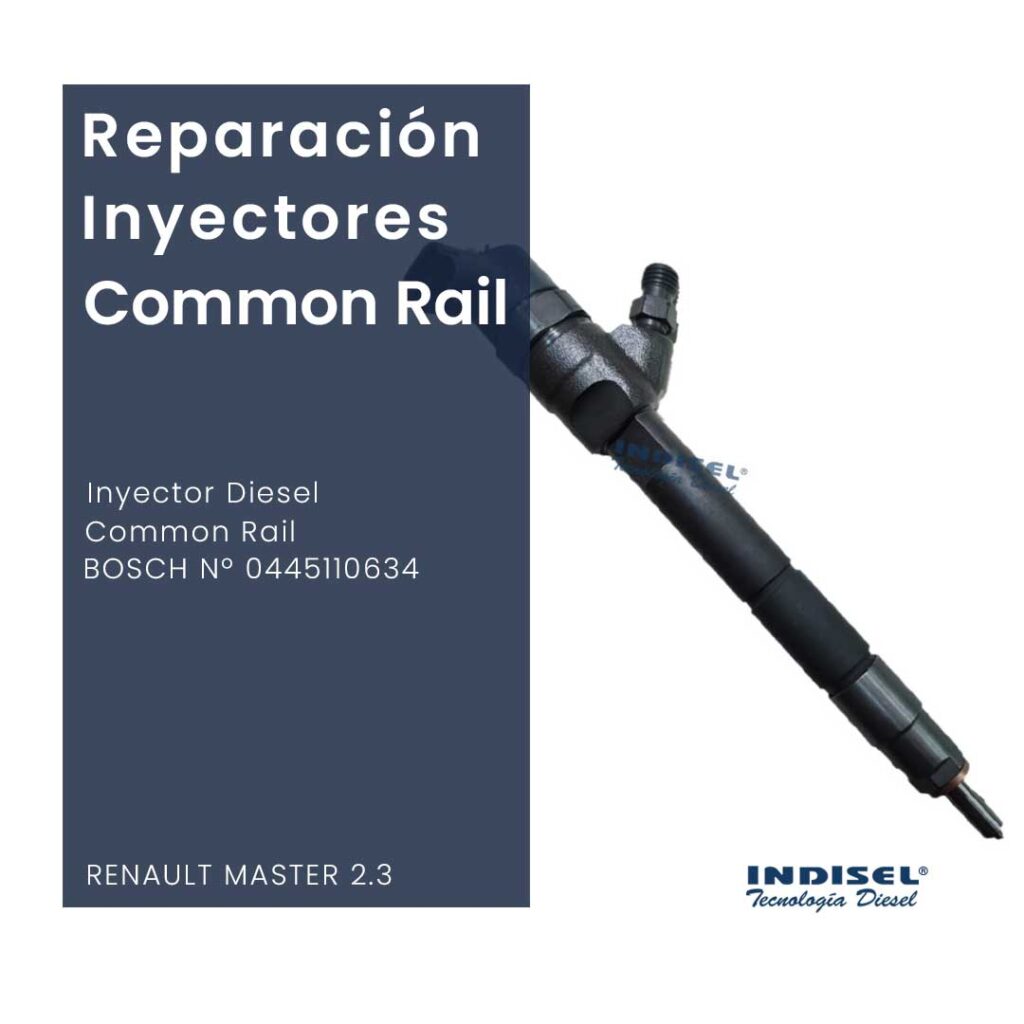 Reparaciones Inyectores Diesel Common Rail BOSCH Nº 0445110634 RENAULT MASTER 2.3