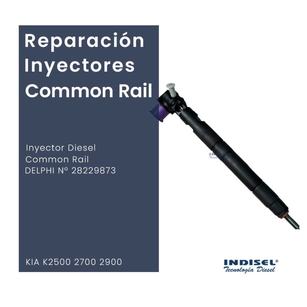 Reparaciones Inyectores Diesel Common Rail DELPHI Nº 28229873 KIA K2500 2700 2900