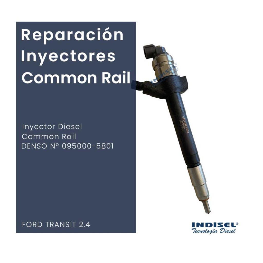 Reparaciones Inyectores Diesel Common Rail DENSO Nº 095000-5801 FORD TRANSIT 2.4